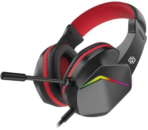 Наушники с микрофоном Оклик HS-L335G черный 2.2м мониторные USB оголовье (1972582) фото 2