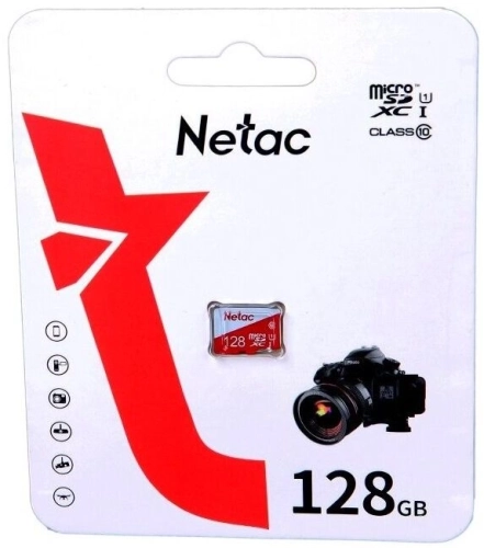 Флеш карта microSDHC 128GB Netac P500 ECO <NT02P500ECO-128G-S> (без SD адаптера)