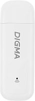 Модем 3G/4G Digma Dongle Wi-Fi DW1960 USB Wi-Fi Firewall +Router внешний белый (DW1960WH)