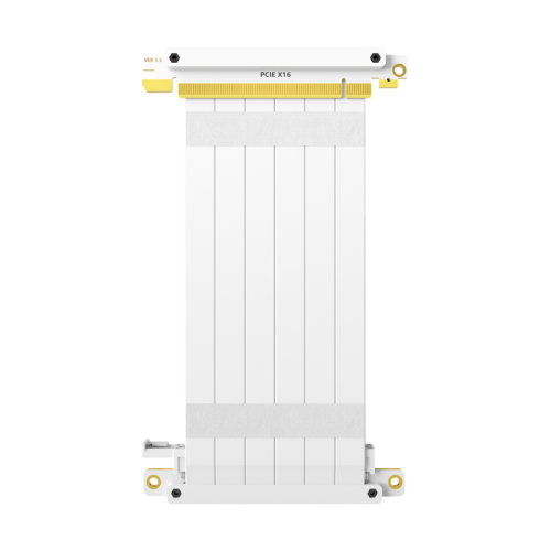 Кабель для корпуса/ Cable PCCooler PCI-Express4.0 PCIE 3.0/PCIE 4.0 X16 Graphics Card Extension Cable 185mm (PCI-E3.0 WH) White