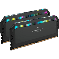 Память оперативная/ Corsair DDR5, 6200MHz 32GB 2x16GB DIMM, Unbuffered, 36-39-39-76, OC PMIC, XMP 3.0, DOMINATOR PLATINUM RGB DDR5 Black Heatspreader, RGB LED, 1.3V (CMT32GX5M2X6200C36)