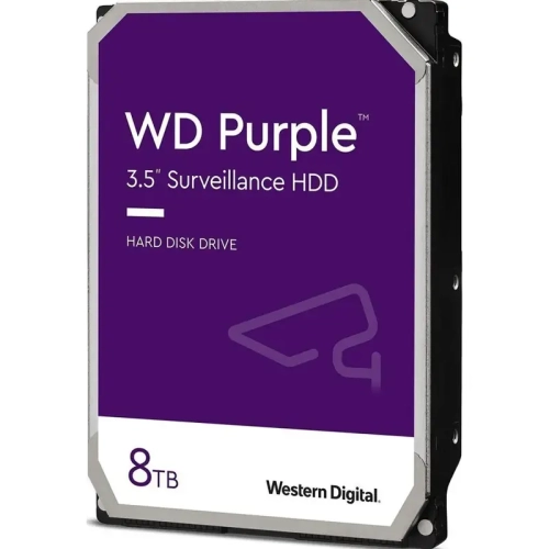 Жесткий диск/ HDD WD SATA3 8Tb Purple 5640 256Mb 1 year warranty (replacement WD84PURZ, WD84PURU, WD82PURZ, WD85PURZ) (WD85PURU)