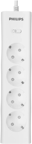 Сетевой фильтр Philips CHP2145WC/ 51 5м (4 розетки) белый (коробка) (CHP2145WC/51) фото 5