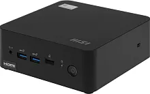 Компьютер MSI Cubi NUC 1M-053BRU Core 3 100U (1.2) Graphics CR без ОС 2xGbitEth WiFi BT 120W черный (936-B0B111-081)