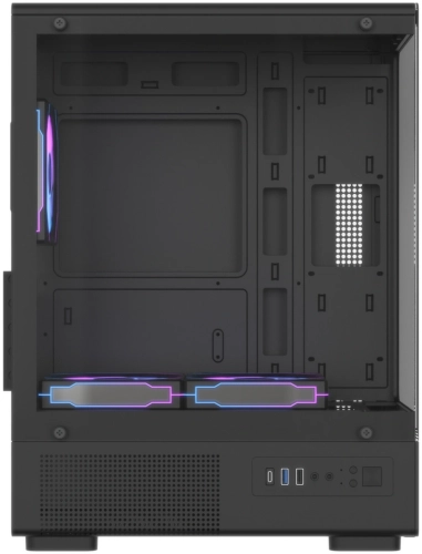 Корпус Formula Crystal Z1CM Plus AR v2 черный без БП mATX 5x120mm 1xUSB3.0 audio bott PSU (CRYSTAL Z1CM PLUS BLACK AR V2) фото 10