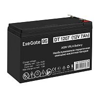 Exegate EX297515RUS Аккумуляторная батарея DT 1207 (12V 7Ah, клеммы F2)