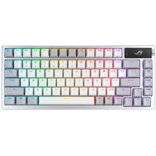 Клавиатура ASUS M701 ROG AZOTH/ NXSW/ RU/ PBT/ WHT / KB,ROG NX MECHANICAL,PBT,WHT (90MP031A-BKRA11)