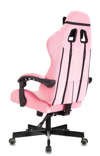 Кресло игровое Knight Terminator розовый Velvet 36 крестов. металл (KNIGHT TERMINATOR PK) фото 5