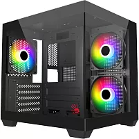 Корпус Bloody CC-121 черный без БП mATX 7x120mm 1xUSB2.0 1xUSB3.0 audio (CC-121-BK)