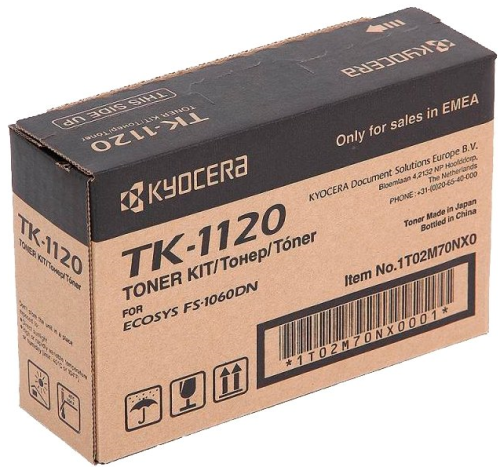 Kyocera Тонер-картридж TK-1120 для FS-1060DN/ 1025MFP/ 1125MFP (3000 стр.) (1T02M70NX1)
