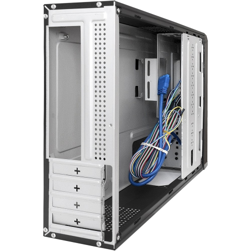 Exegate EX288780RUS Корпус Desktop ExeGate MI-207U-M300 (mini-ITX/ mATX, БП M300 с вент. 8см, 2*USB+1*USB3.0, аудио, черный) фото 2