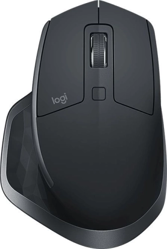 Мышь Logitech MX Master 2S черный/ серый оптическая (4000dpi) беспроводная BT/ Radio USB (5but) (910-007223)