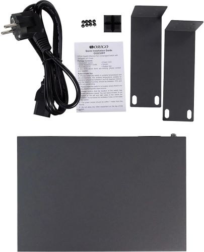 Коммутатор/ Unmanaged Switch 8x1000Base-T PoE, 2x1000Base-X SFP, PoE Budget 120W, 19 w/brackets (OS2210FP/120W/A1A) фото 5