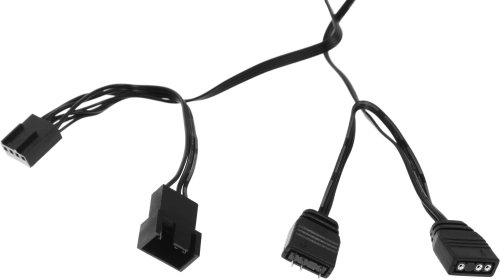 Вентилятор для корпуса Accord ACC-YF14 ARGB 140х140x25 черный 4-pin 16дБ (ACC-YF14 ARGB BLACK) brown box фото 4