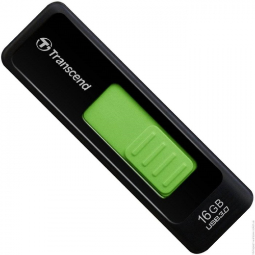 Флеш-накопитель Transcend JetFlash 760 USB 3.0 16 Гб черно-зеленый (TS16GJF760) фото 2