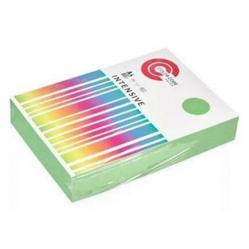 Бумага ColorCode A4/ 80г/ м2/ 500л./ зеленый интенсив (569674)
