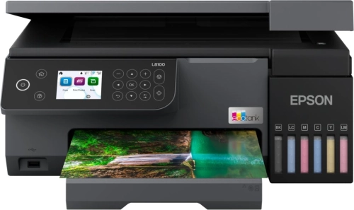 Фабрика Печати Epson L8100, А4, 6 цв., копир/ принтер/ сканер, USB (C11CK94402)