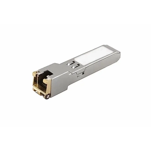 Медный SFP модуль Gigabit Ethernet с разъемом RJ45. Скорость 1000 Мбит/ с. Интерфейс: SERDES. Расстояние передачи - до 100 м. Размеры (ШхВхГ): 14,3x12,7x63мм. Вес: 0,03кг. Рабочая температура: 0…+70°С (NS-SFP-RJ45-G-01)