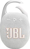 Колонка порт. JBL Clip 5 белый 7W Mono BT 10м 1400mAh (2032394) (2032394#MLN)