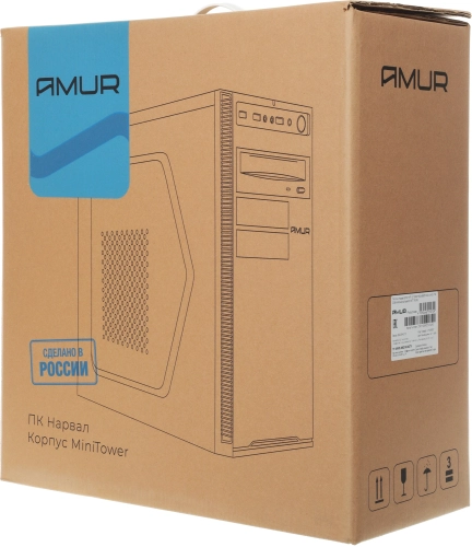 Компьютер Amur Нарвал B7I21 MT i5 12400 (2.5) 16Gb SSD512Gb UHDG 730 FreeDOS 2.5xGbitEth+1xGbitEth 500W мышь клавиатура черный (RUS) (2149657) (АМУЕ.466219.002 2149657) фото 18