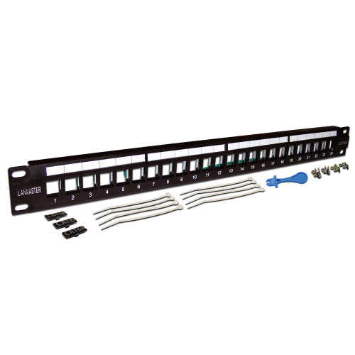 Патч-панель наборная Lanmaster LAN-PPN24OK-STP 19