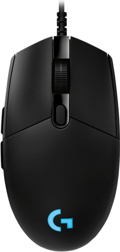 Мышь Logitech G PRO Hero черный оптическая (25600dpi) USB для ноутбука (5but) (910-005445)