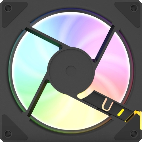 Вентилятор для корпуса Bloody CF-11 LCD ARGB 120х120x25 черный 4-pin 32дБ (упак.:1шт) (CF-11-ARGB120-BK) Ret фото 6