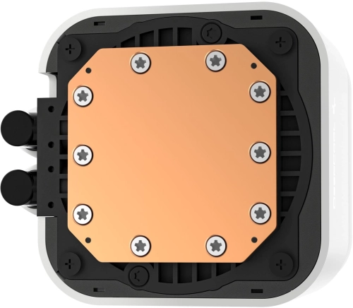 Система водяного охлаждения Deepcool LQ240 Wh ARGB Soc-AM5/AM4/1200/1700/1851 белый 4-pin 32dB Al LCD 300W 1530gr Ret (R-LQ240-WHDSMC-G-1) фото 2
