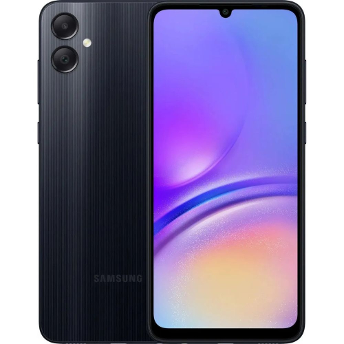 Смартфон Samsung Galaxy A05 SM-A055F 4+128Gb черный (SM-A055FZKGMEA)