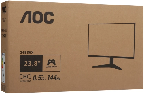 Монитор AOC 24 24B36X черный IPS LED 16:9 HDMI матовая 300cd 178гр/178гр 1920x1080 144Hz DP FHD 2.52кг фото 13