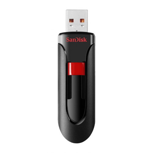 Флеш накопитель 16GB SanDisk CZ60 Glide, USB 2.0, Black (SDCZ60-016G-B35) фото 2