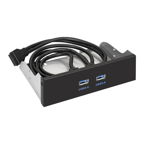 Exegate EX289289RUS Планка USB на переднюю панель ExeGate U5H-615, 5,25