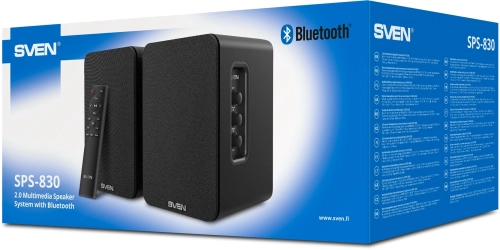 Колонки Sven АС SPS-830 2.0 черный 60Вт BT (SV-022556) фото 6