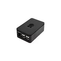 Корпус ACD RA179 Корпус ACD Black ABS Plastic case with Logo for Raspberry Pi 3 B/ B+, совместим с креплением VESA Mount (RASP1793)(ASM-1900036-22)(аналог 167-7046)