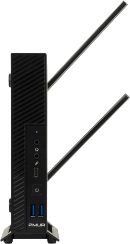 Компьютер Мини Amur Финвал H6I12 i3 12100 (3.3) 8Gb SSD256Gb UHDG 730 FreeDOS GbitEth WiFi BT 120W черный (RUS) (2117526) (АМУЕ.466219.002 2117526) фото 2