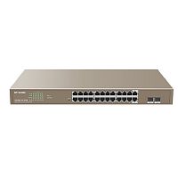 IP-COM G3326P-24-410W Коммутатор управляемый PoE, 24 порта, 24x1 Гбит/ с, SFP 2x1 Гбит/ с, PoE 24x30Вт (до 370Вт)