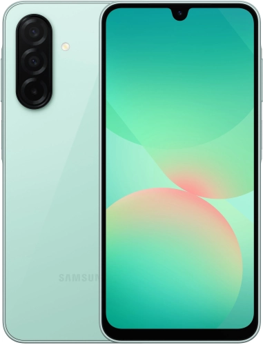 Смартфон Samsung SM-A266B Galaxy A26 5G 128Gb 6Gb мятный моноблок 3G 4G 6.7 1080x2340 Android 15 50Mpix 802.11 a/ b/ g/ n/ ac NFC GPS GSM900/ 1800 GSM1900 Protect (SM-A266BLGDCAC)