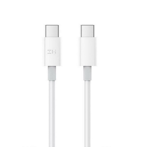 USB кабель ZMI USB-кабель USB-C to USB-C cable 5A (1.5m) white 100W (ZMKAL08ECNWH)