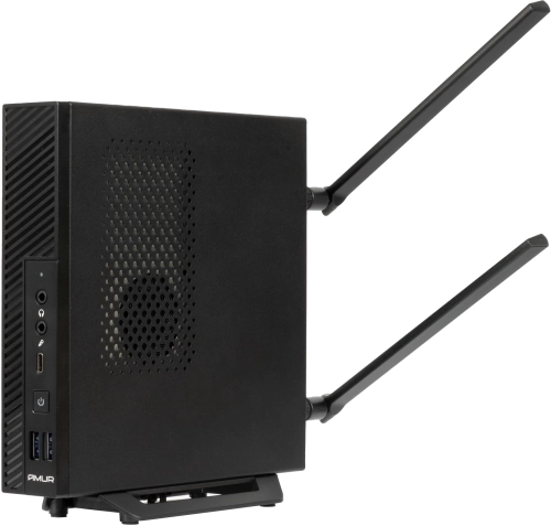 Компьютер Мини Amur Финвал H6I12 i5 12400 (2.5) 16Gb SSD512Gb UHDG 730 FreeDOS GbitEth WiFi BT 120W черный (RUS) (2117521) фото 9