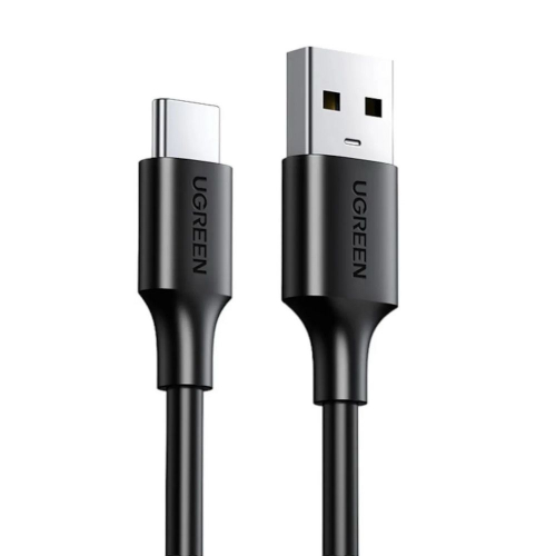 Кабель UGREEN US287 (60116) USB-A 2.0 to USB-C Cable Nickel Plating. Длина 1 м. Цвет: черный
