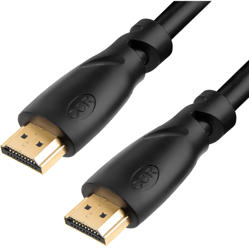 Greenconnect Кабель 0.3m HDMI версия 1.4, черный, OD7.3mm, 30/ 30 AWG, позолоченные контакты, Ethernet 10.2 Гбит/ с, 3D, 4K, GCR-HM310-0.3m, экран