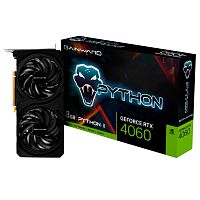 Видеокарта Gainward RTX4060 PYTHON II 8GB GDDR6 128bit 3xDP HDMI 2FAN RTL (NE64060019P1-1070V)