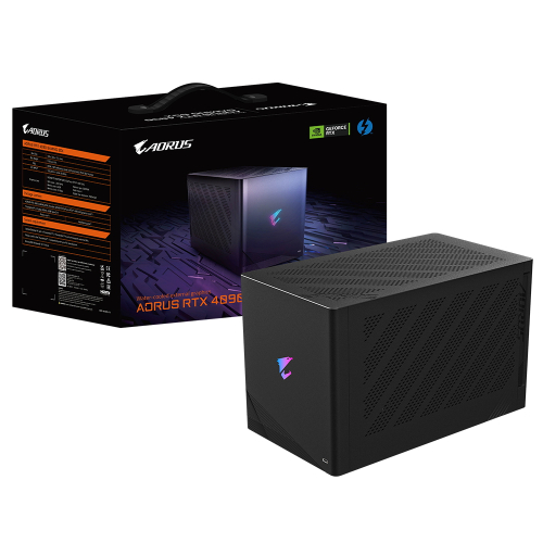 RTX4090 AORUS GAMING BOX 24GB GDDR6X 21-Gbps HDMI DPx3 LAN USBx3 Thunderbolt3-Type-C RTL (GV-N4090IXEB-24GD)