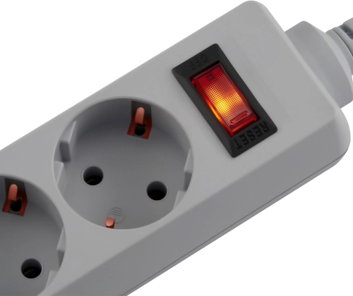 Сетевой фильтр Buro 400SL-3-G 3м (4 розетки) серый (пакет ПЭ) фото 6