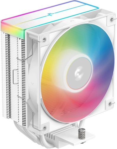 Вентилятор для процессора Deepсool AG400 ARGB V2 WH (Soc 1700/ 115X/ 1200/ 1851/ AM5/ AM4, 120mm, 2100rpm, 31.6 дБ, 220W, PWM 4-pin, Al+Cu) (R-AG400-WHA (R-AG400-WHAMMN-GJD)