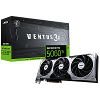 Видеокарта MSI RTX5060Ti VENTUS 3X 8GB GDDR7 128bit 3xDP HDMI 3FAN RTL (RTX 5060 TI 8G VENTUS 3X)