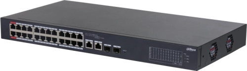 Коммутатор Dahua DH-CS4226-24ET-240 24x100Мбит/ с 2x1Гбит/ с 2xКомбо(1000BASE-T/ SFP) управляемый