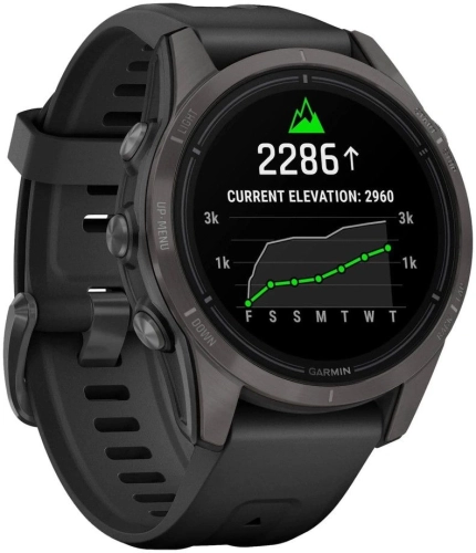 Смарт-часы Garmin Epix Pro Gen 2 Sapphire 30.4мм 1.2 AMOLED корп.черный рем.черный (010-02802-15) фото 3