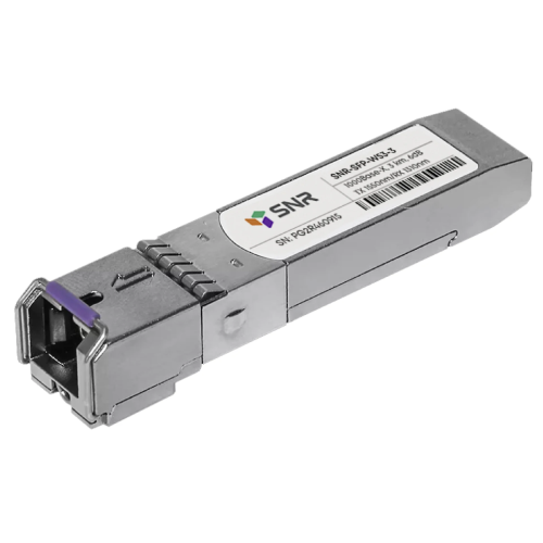 Модуль/ Модуль SFP WDM, дальность до 3км (6dB), 1550нм, индустриальный (SNR-SFP-W53-3-I)