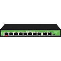 Digma DSP208F-2F-T120 Коммутатор V1 (L2) 10х100Мбит/ с 8PoE 8PoE+ 120W неуправляемый